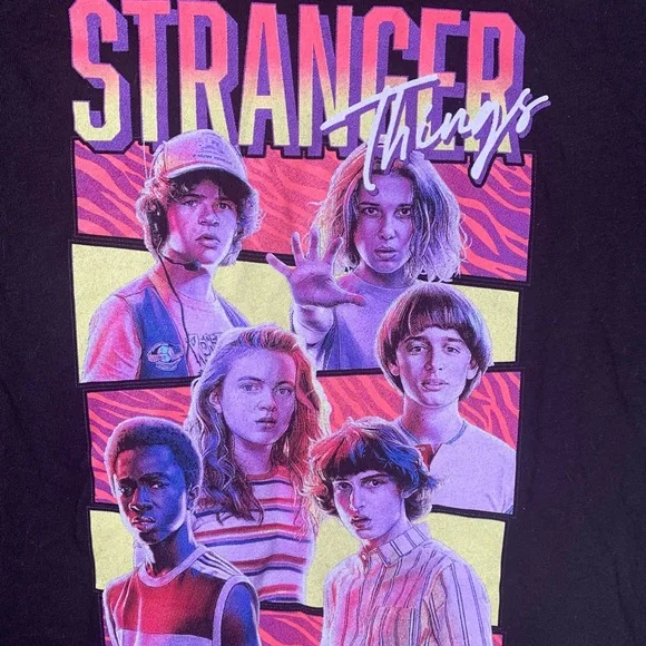 Stranger Things T-shirt New With Tags Size YL - Picture 3 of 4